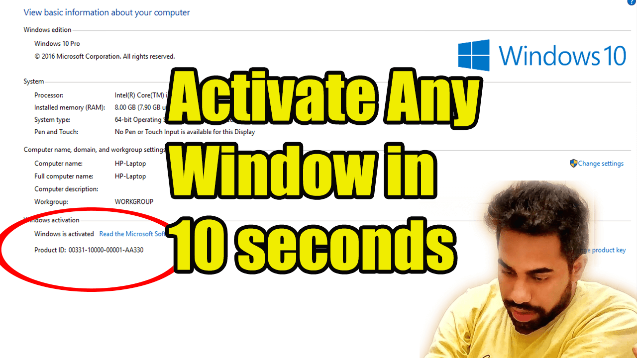 How To Activate Windows 10 For Free Permanently in 1 Minute 2020